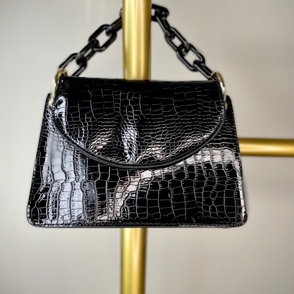 Faux Croc Mini Bag